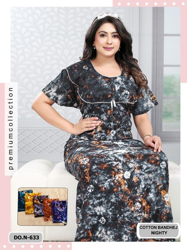 Cozy Nest 633 catalog night dress womens  - Sanvari Fashion