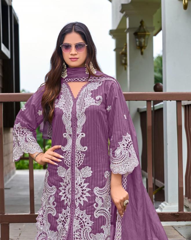 Hessa 3032 catalog fashid wholesale pakistani suit - Sanvari Fashion