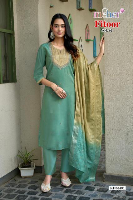Meher Fitoor vol 2 catalog ladies kurtis in agra on wholesale - Sanvari Fashion