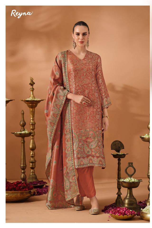 Reyna Kashi Weaves catalog buy salwar kameez wholesale - Sanvari Fashion