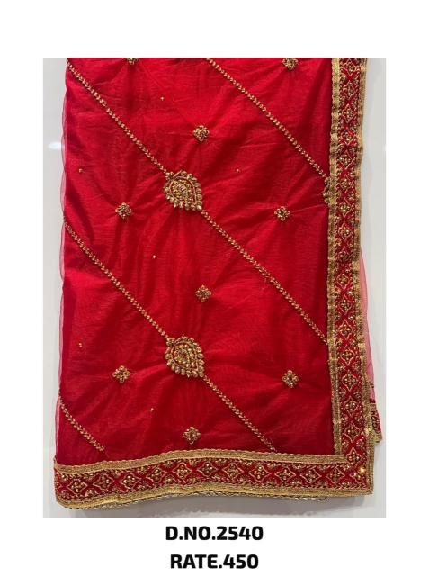 Sabella 2540 catalog red chunri wholesale - Sanvari Fashion