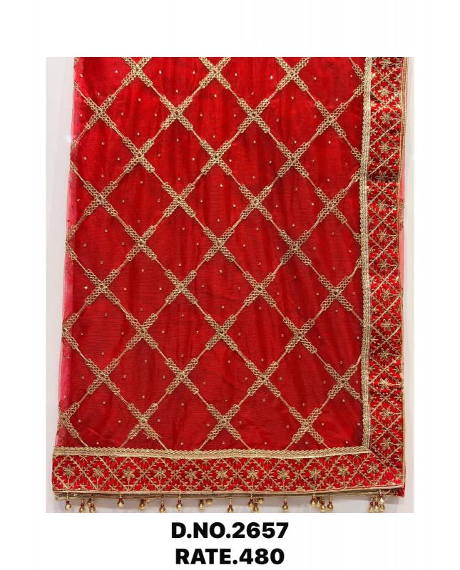 Sabella 2657Â catalog red chunri in india wholesaler market - Sanvari Fashion