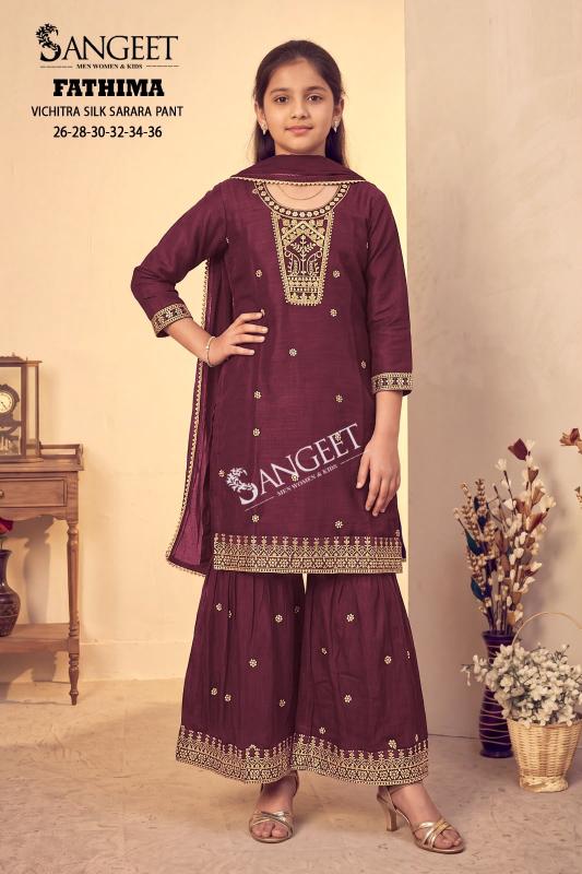Sangeet Fathima catalog kids wear wholesale direct supplier - Sanvari Fashion