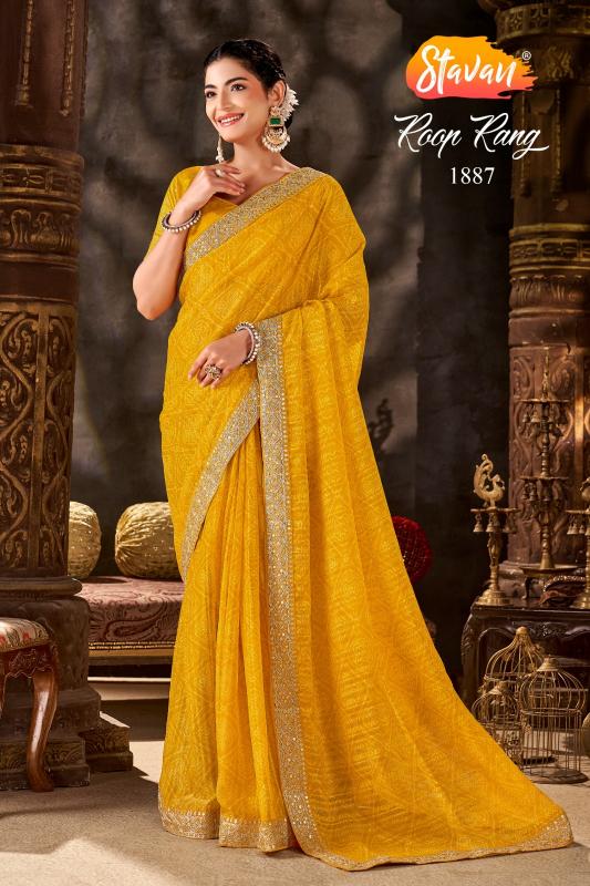 Stavan Roop Rang catalog brand sarees wholesale - Sanvari Fashion