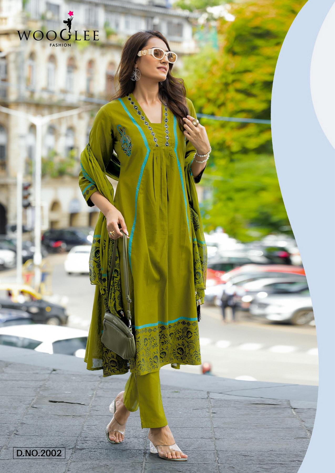 Wooglee Tanya catalog branded kurtis wholesale in hyderabad - Sanvari Fashion
