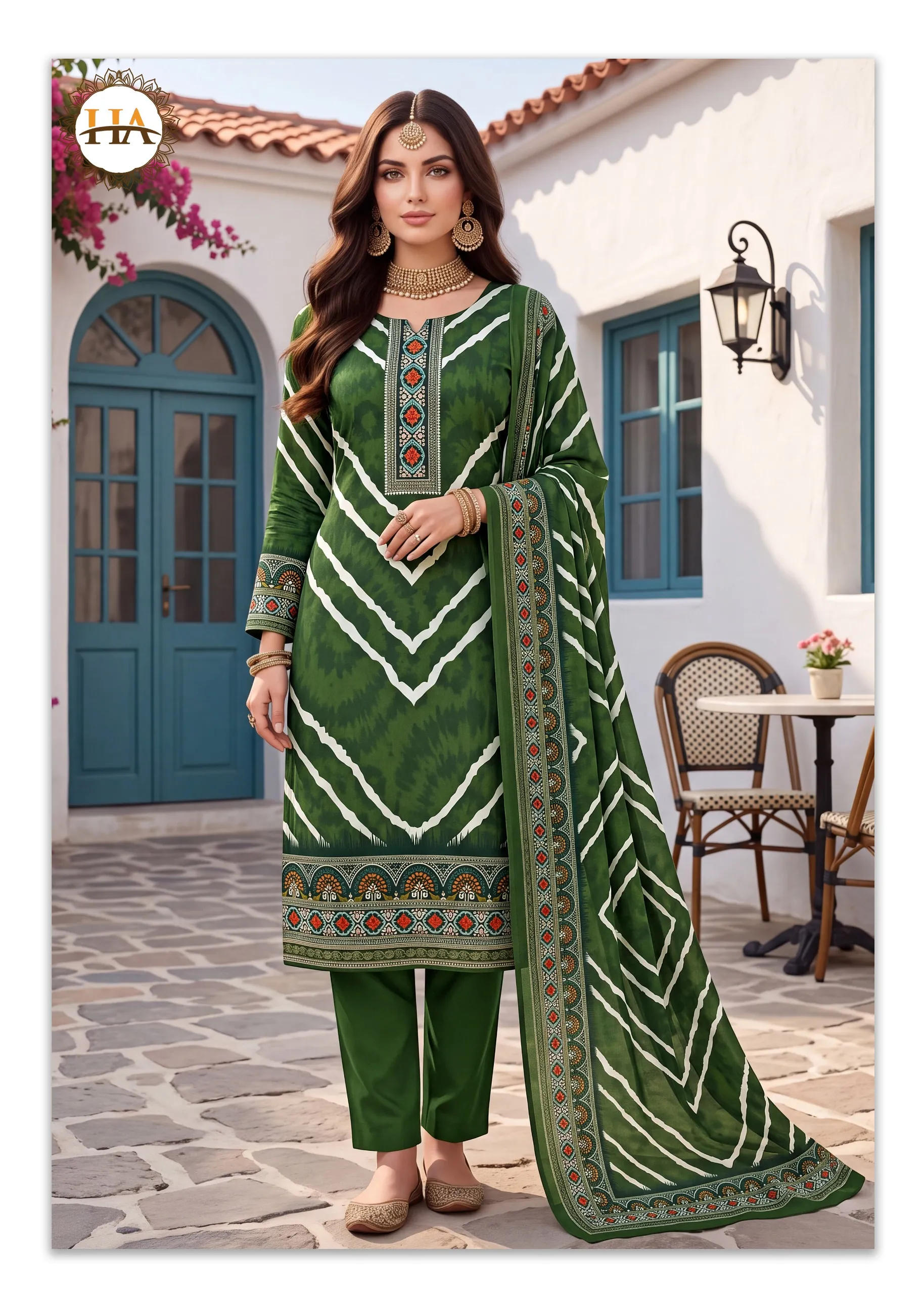 Alok Gulriza catalog wholesaler od ladies dress material in indore - Sanvari Fashion