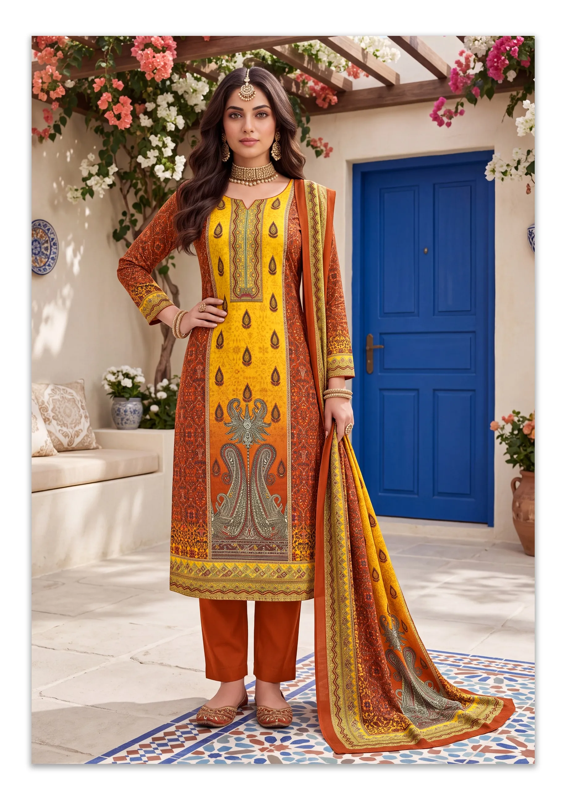 Alok Sada Bahaar catalog wholesale synthetic dress materials manufacturers - Sanvari Fashion