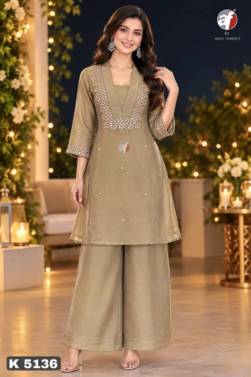 Anju Fabrics 5134 catalog coord set wholesale in mumbai - Sanvari Fashion