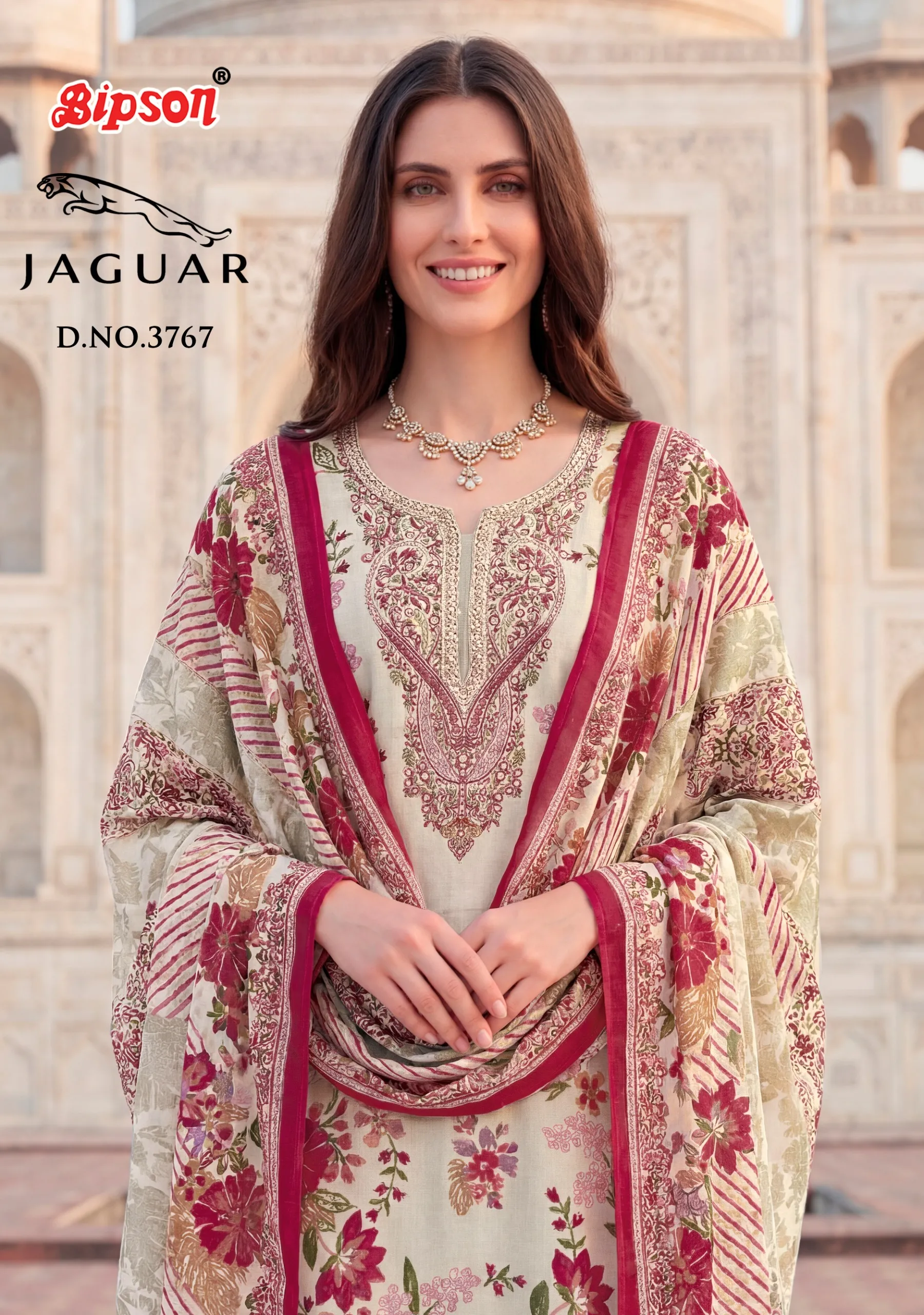 Bipson Jaguar 3767 catalog wholesale salwar kameez silky by alisa - Sanvari Fashion