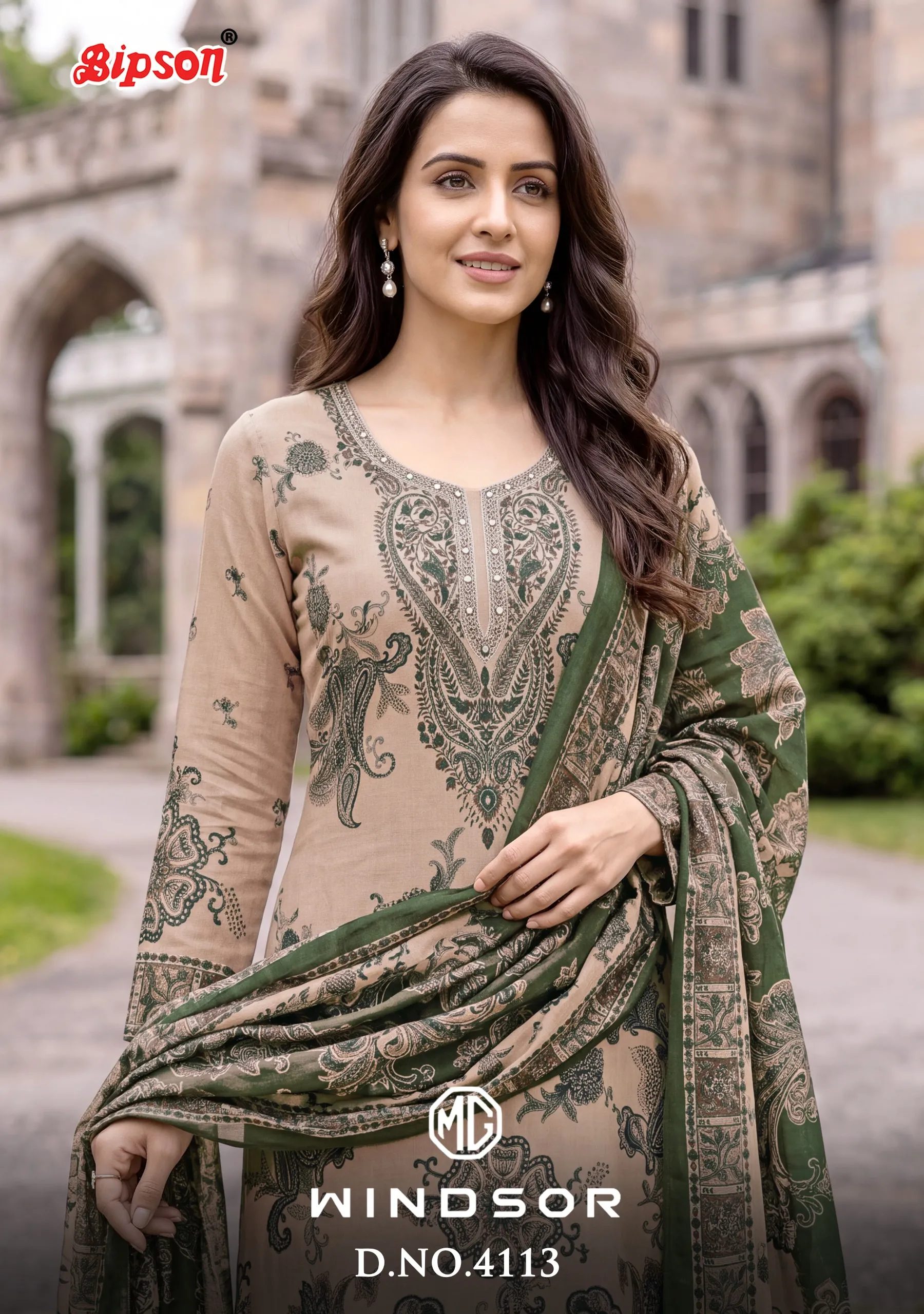 Bipson Windsor 4113 catalog delhi salwar kameez wholesale - Sanvari Fashion