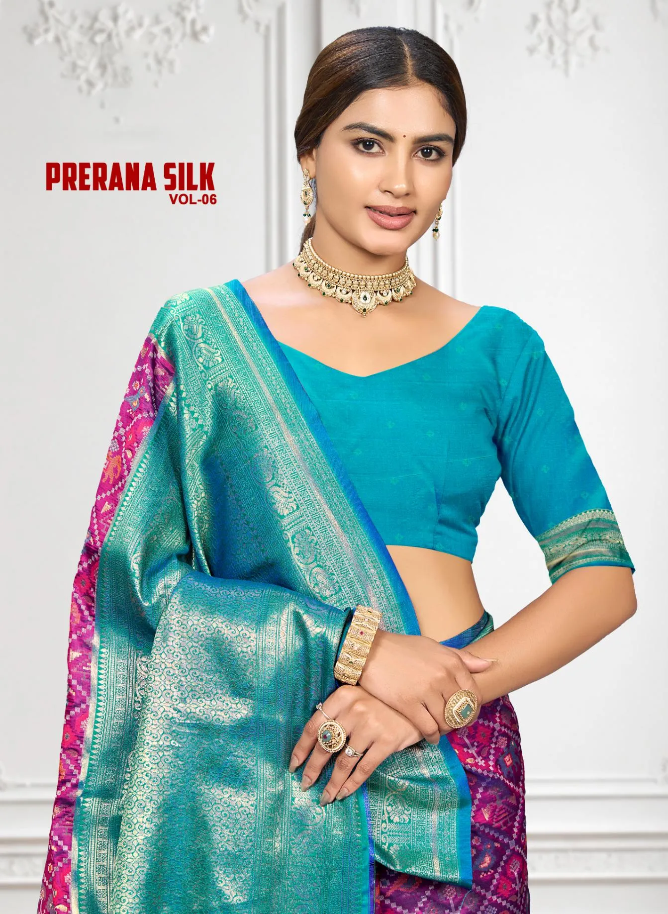 Bunawat - PRERNA SILK 06 Sangam Prints Soft Silk Woven Work Traditional Saree - Sanvari Fashion