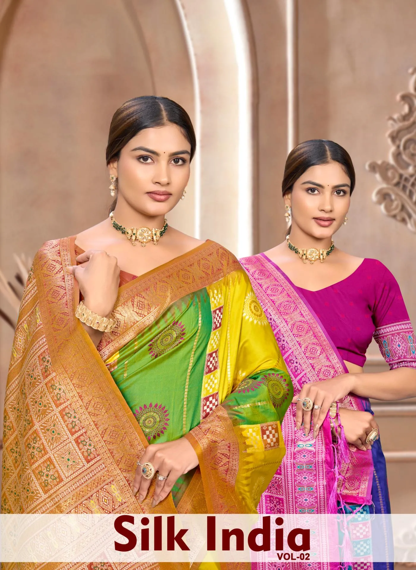 Bunawat - SILK INDIA 02 Sangam Prints Soft Silk Woven Work Traditional Saree - Sanvari Fashion