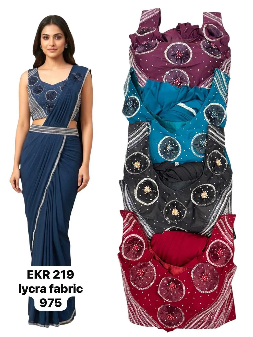 Dazira EKR 219 catalog silk sarees wholesalers - Sanvari Fashion