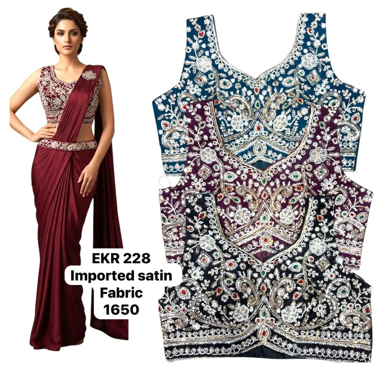 Dazira EKR 228 catalog wholesale designer sarees in hyderabad - Sanvari Fashion