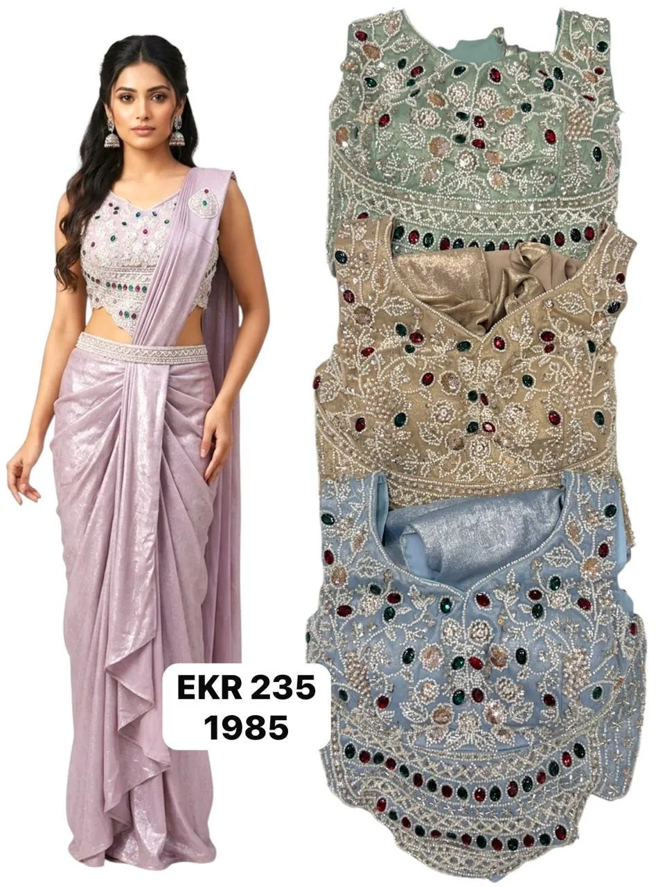 Dazira EKR 235 catalog calcutta saree wholesaler - Sanvari Fashion