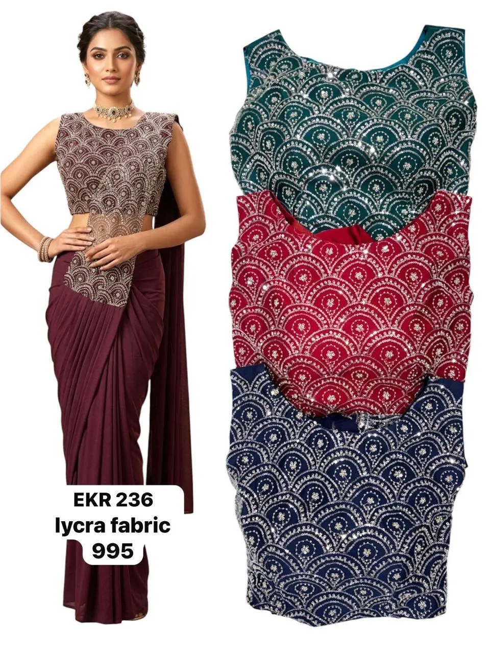 Dazira EKR 236 catalog wholesale market surat saree - Sanvari Fashion