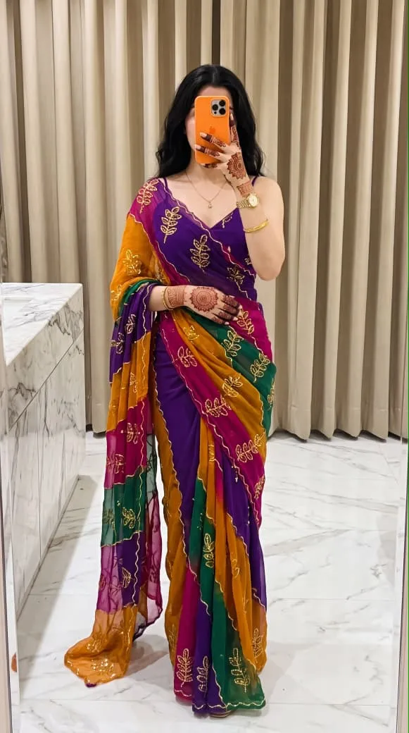 Dazira Georgette vol 88 catalog rajasthan wholesale saree market - Sanvari Fashion
