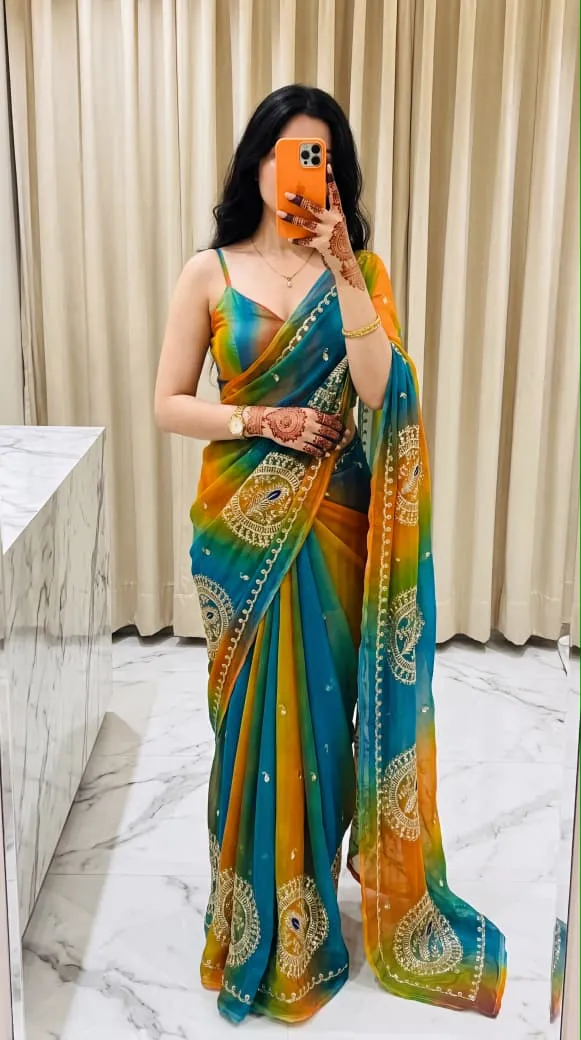 Dazira Georgette vol 90 catalog saree wholesale dealers contact number - Sanvari Fashion