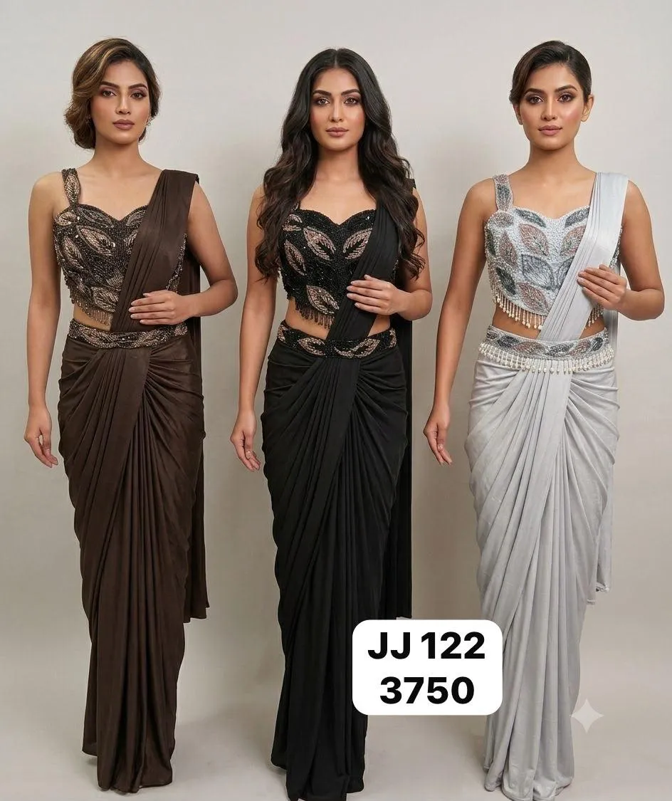Dazira JJ 122 catalog saree covers wholesale in ahmedabad - Sanvari Fashion