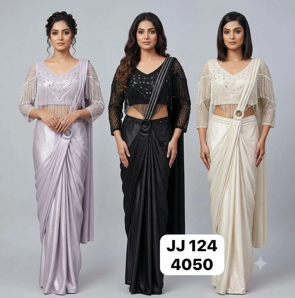 Dazira JJ 124 catalog saree fall wholesale - Sanvari Fashion