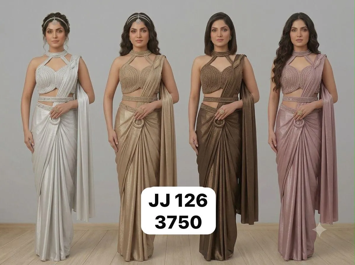 Dazira JJ 126 catalog saree fall wholesale in bangalore - Sanvari Fashion