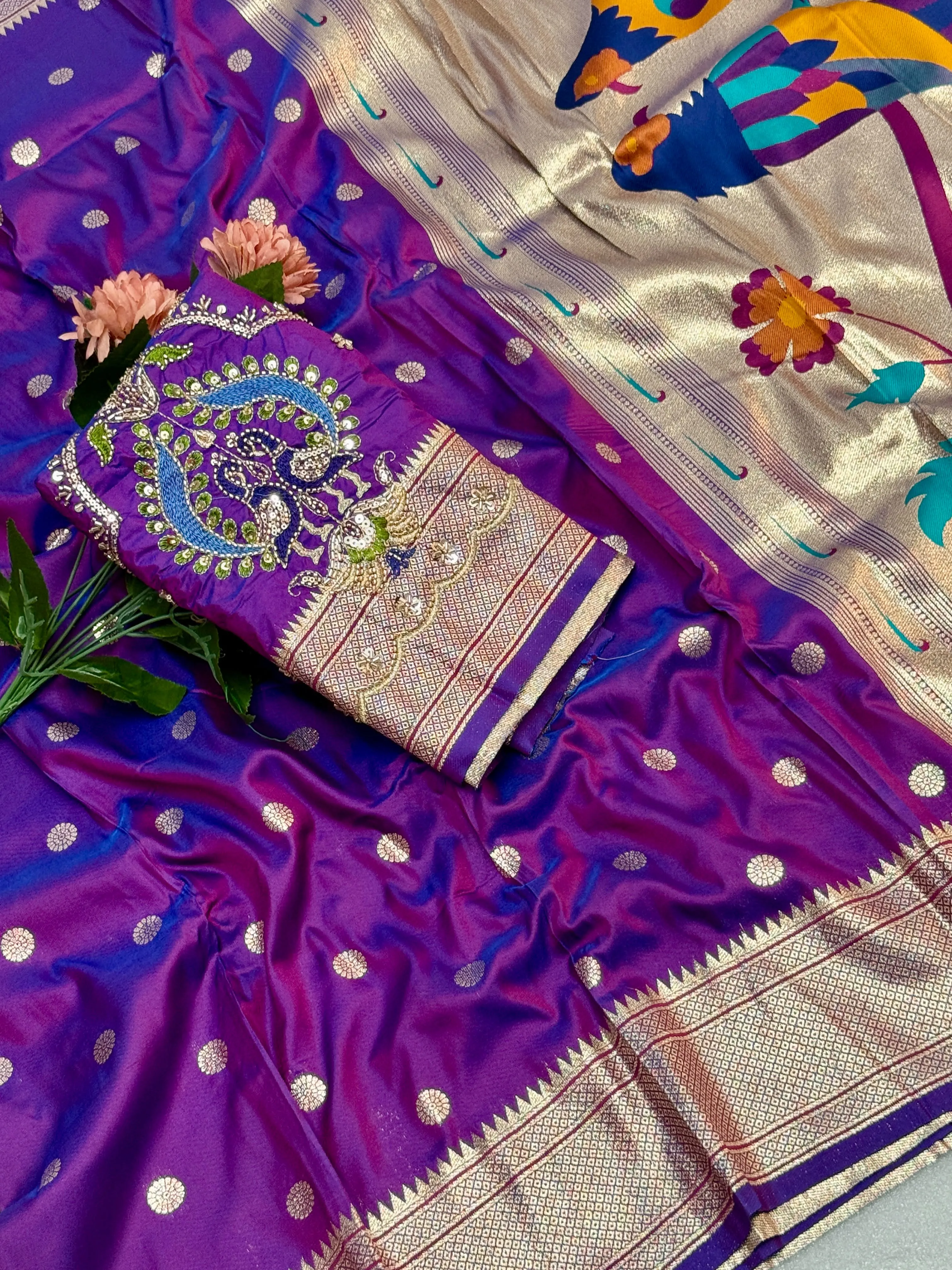 Dazira Premium popat catalog meenakari sarees wholesale online - Sanvari Fashion