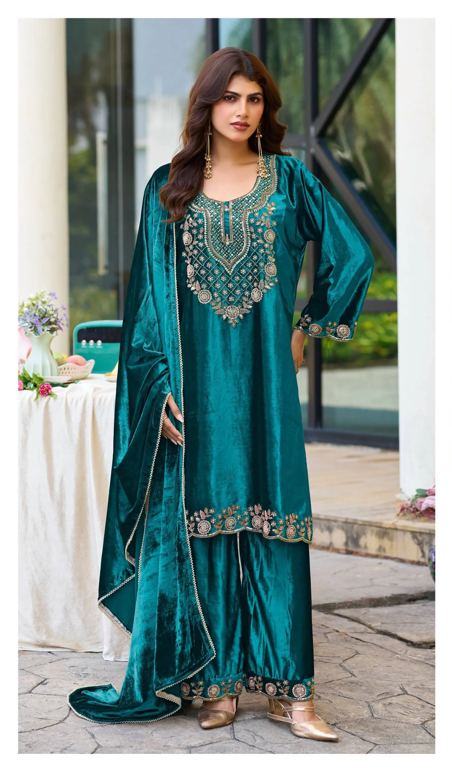 Deepsy 3599 catalog designer pakistani suits wholesale - Sanvari Fashion