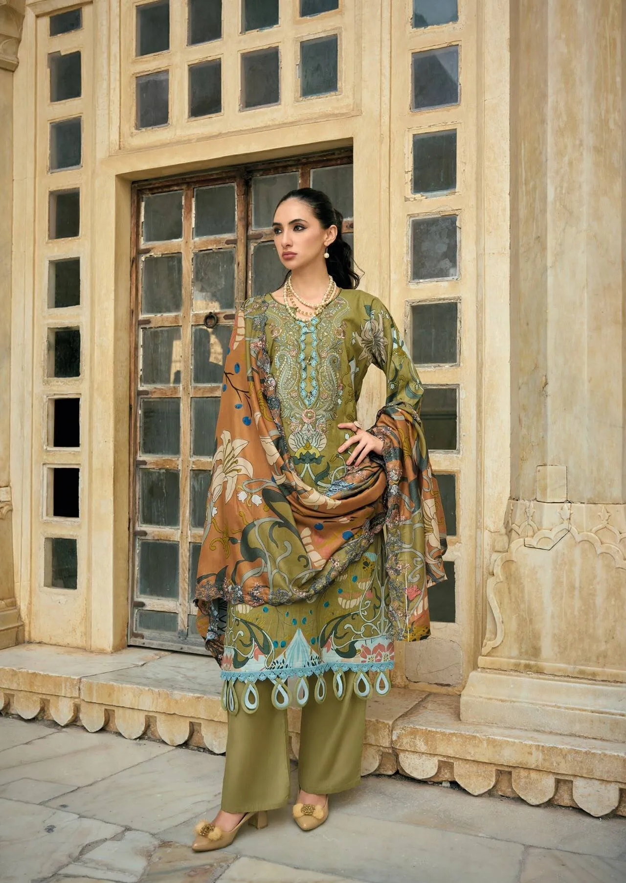 Deepsy Bin Saeed Mini vol 3 catalog ChiffonÂ DupattaÂ wholesale pakistani suits delhi - Sanvari Fashion