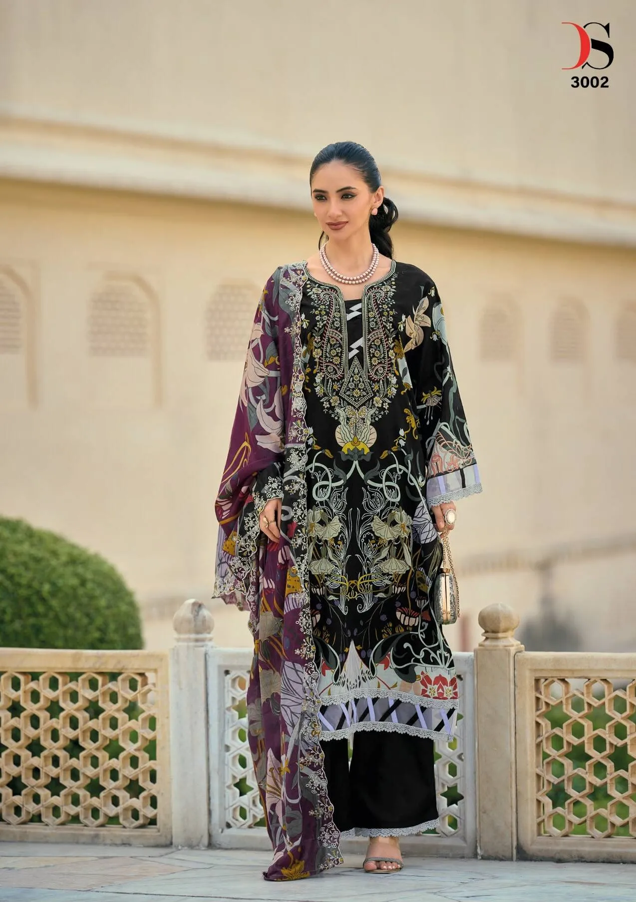 Deepsy Bin Saeed Mini vol 3 catalog Cotton Dupatta wholesale pakistani suits in hyderabad - Sanvari Fashion
