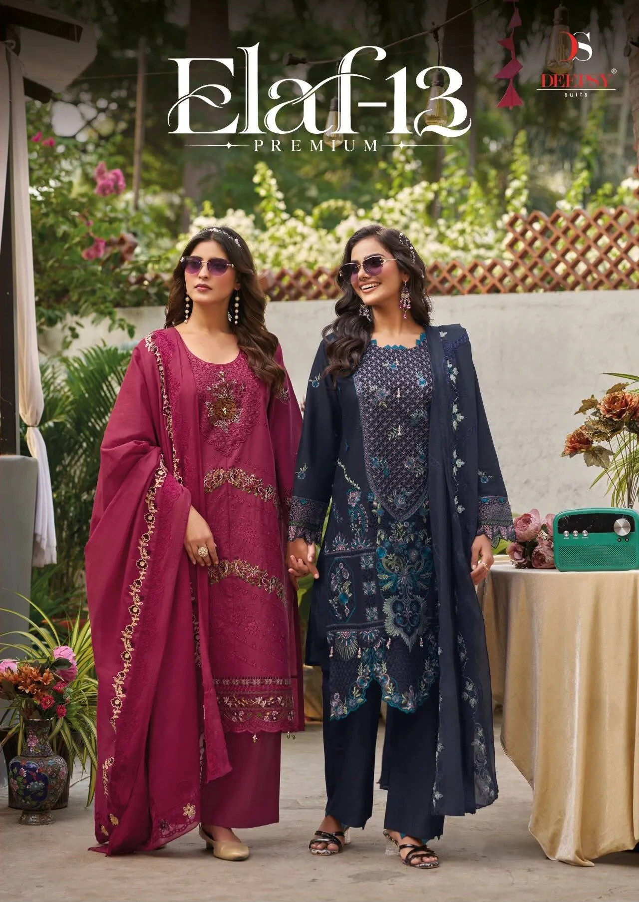 Deepsy Elaf Premium vol 13 catalog wholesale pakistani suits in hyderabad - Sanvari Fashion