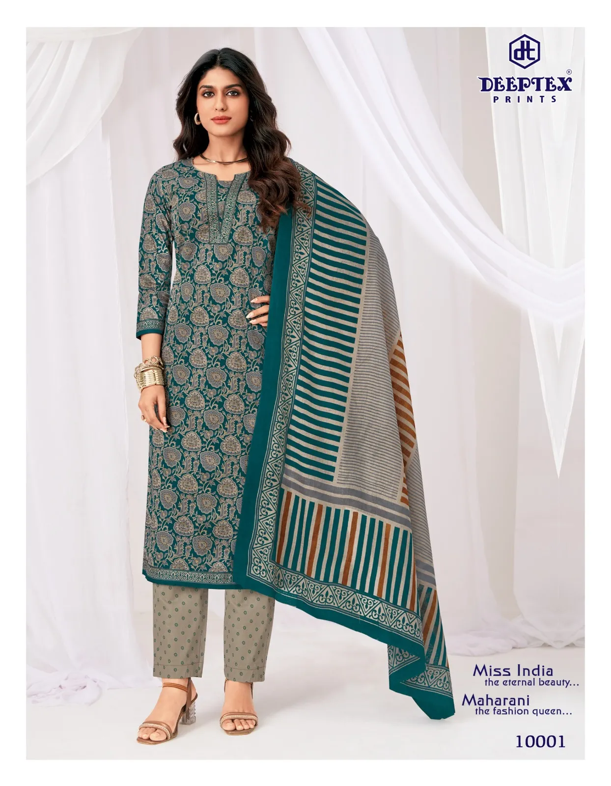 Deeptex miss India Vol 100 – readymade Kurti Pant With Dupatta - Sanvari Fashion