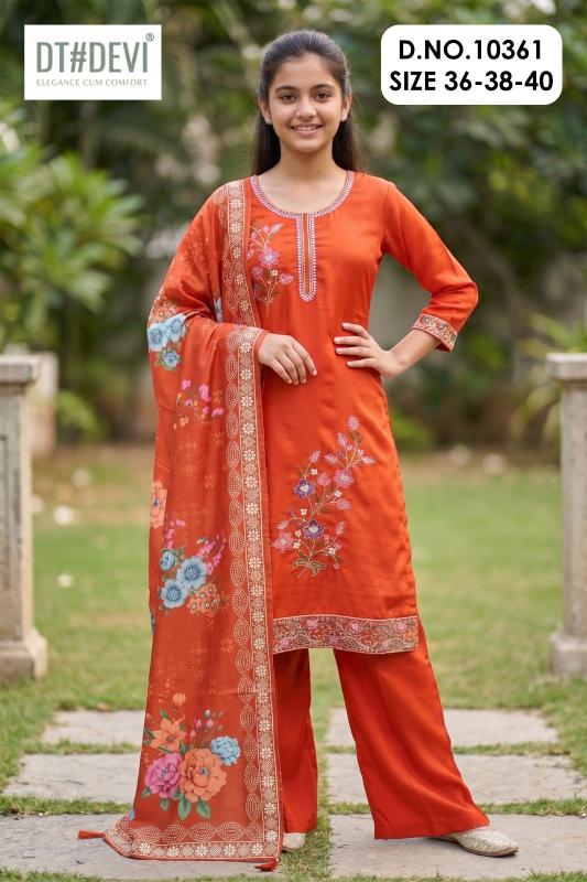 Dt Devi Jharna vol 4 10361 catalog kids ethnic wear wholesale - Sanvari Fashion