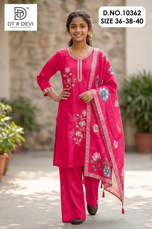 Dt Devi Jharna vol 5 10362 catalog kids party wear wholesale - Sanvari Fashion