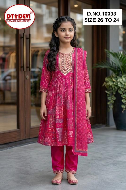 Dt Devi Manali vol 2 10393 catalog kids wear wholesale market - Sanvari Fashion