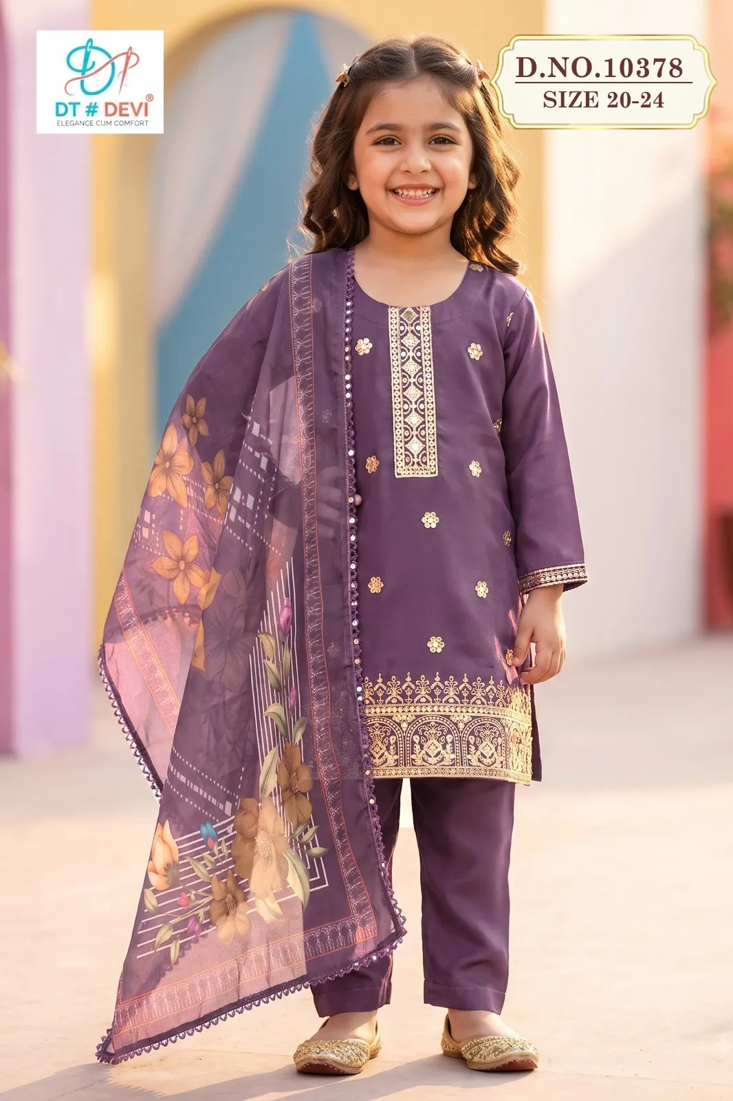 Dt Devi Niya 10378 catalog Kids Wear Wholesale Price - Sanvari Fashion