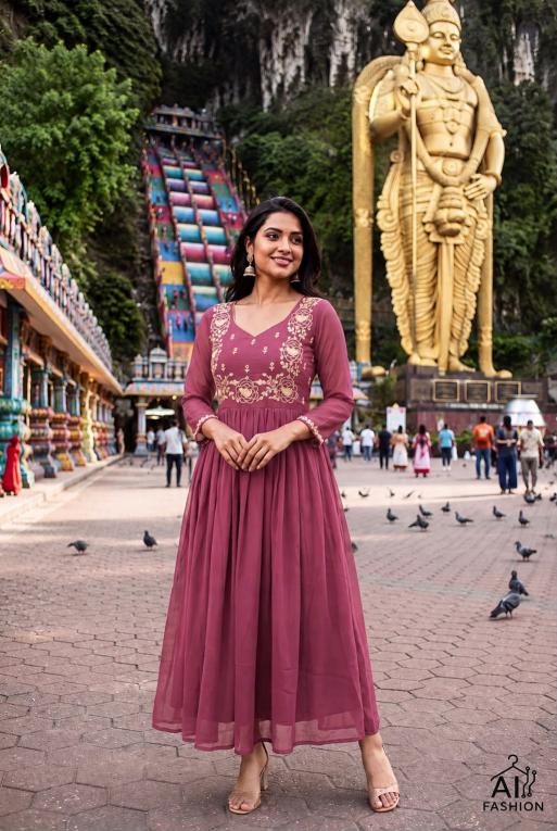 Felocity Batu Caves vol 2 catalog embroidered kurtis online india wholesale - Sanvari Fashion