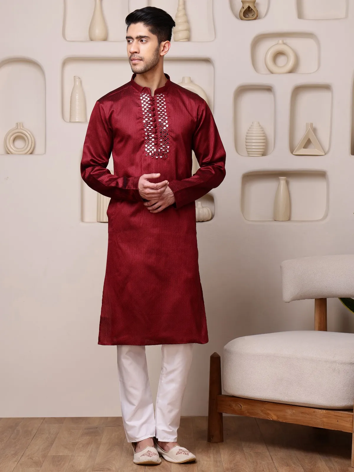 Felocity MLK106 catalog Designer kurta for men wholesale - Sanvari Fashion