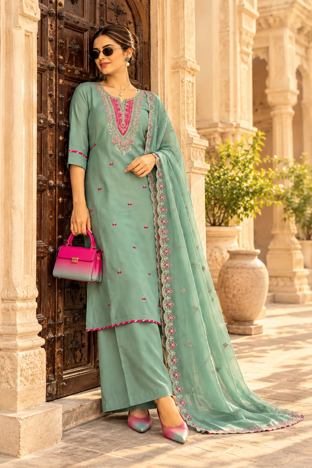 Felocity Mul Chanderi vol 15 catalog designer kurti catalog wholesale - Sanvari Fashion