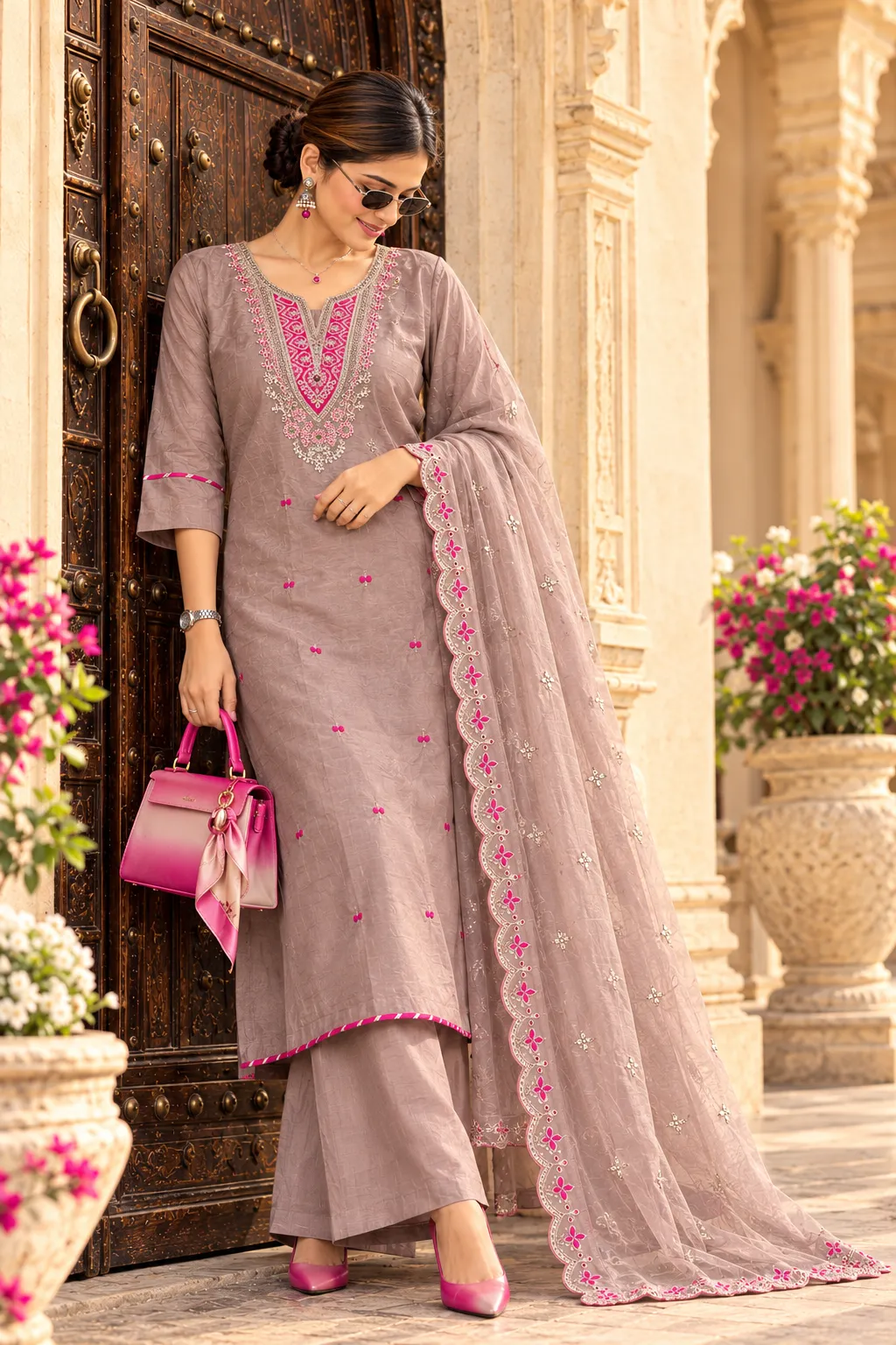 Felocity Mul Chanderi vol 16 catalog designer kurti in wholesale in delhi - Sanvari Fashion