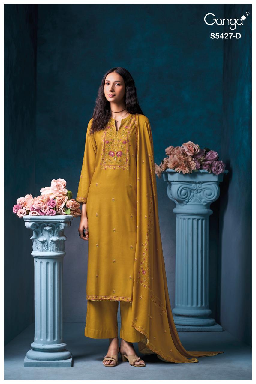 Ganga Grelia 5427 catalog salwar kameez wholesale - Sanvari Fashion