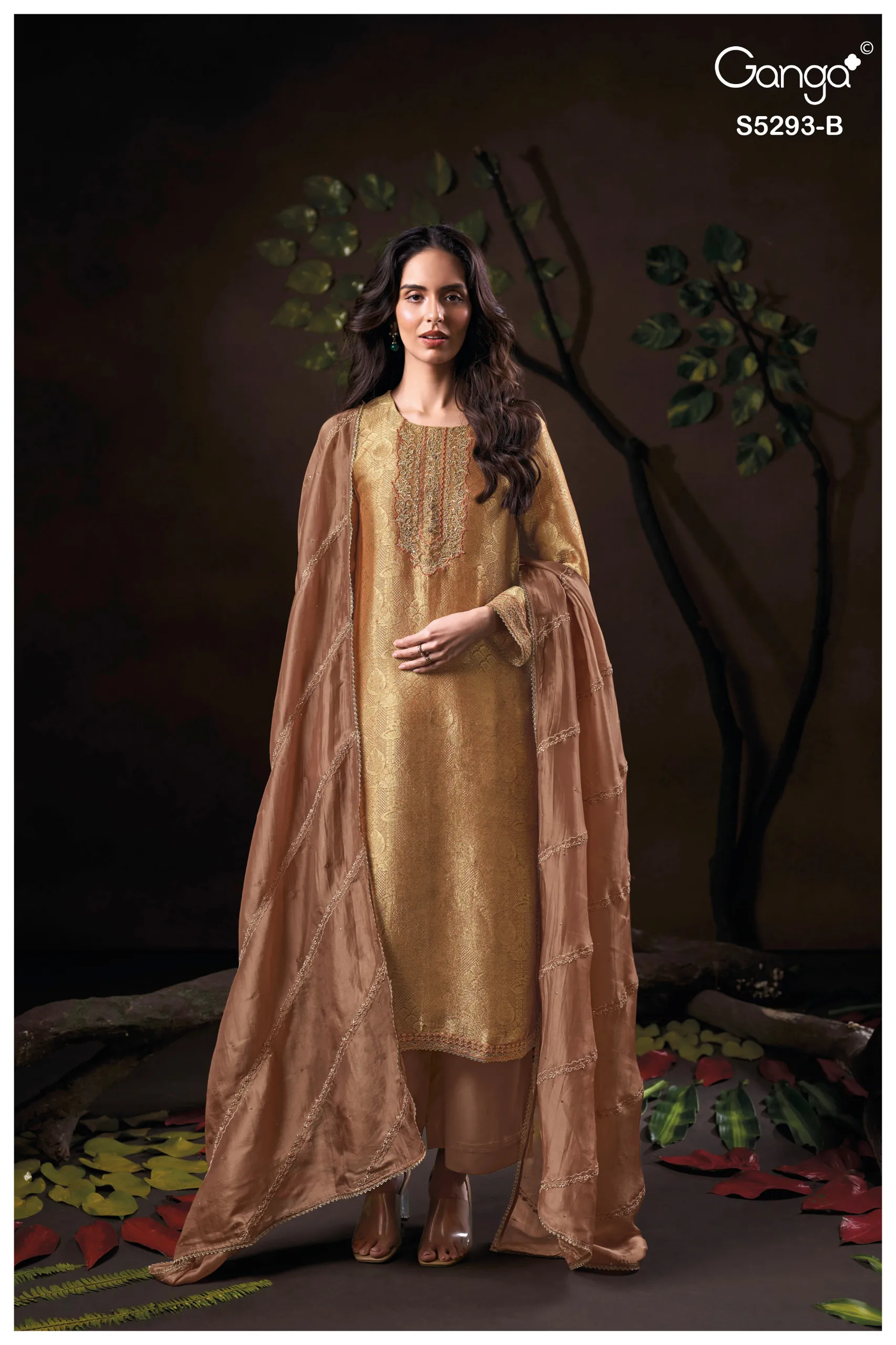 Ganga Sairya 5293 catalog wholesale salwar kameez in usa - Sanvari Fashion