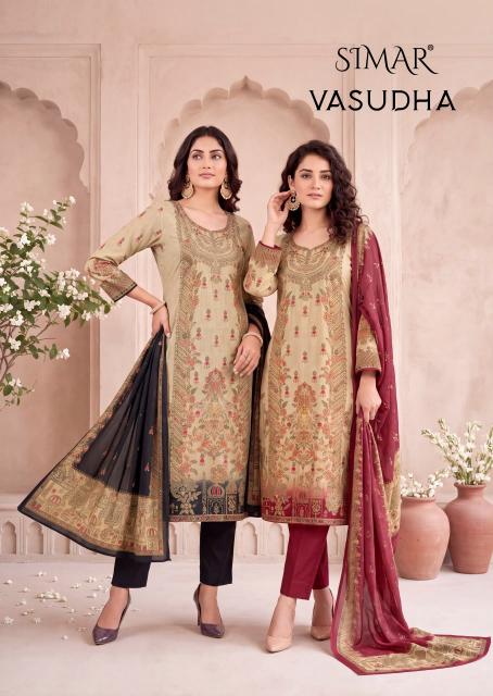 Glossy Simar Vasudha catalog wholesale salwar kameez online shopping - Sanvari Fashion