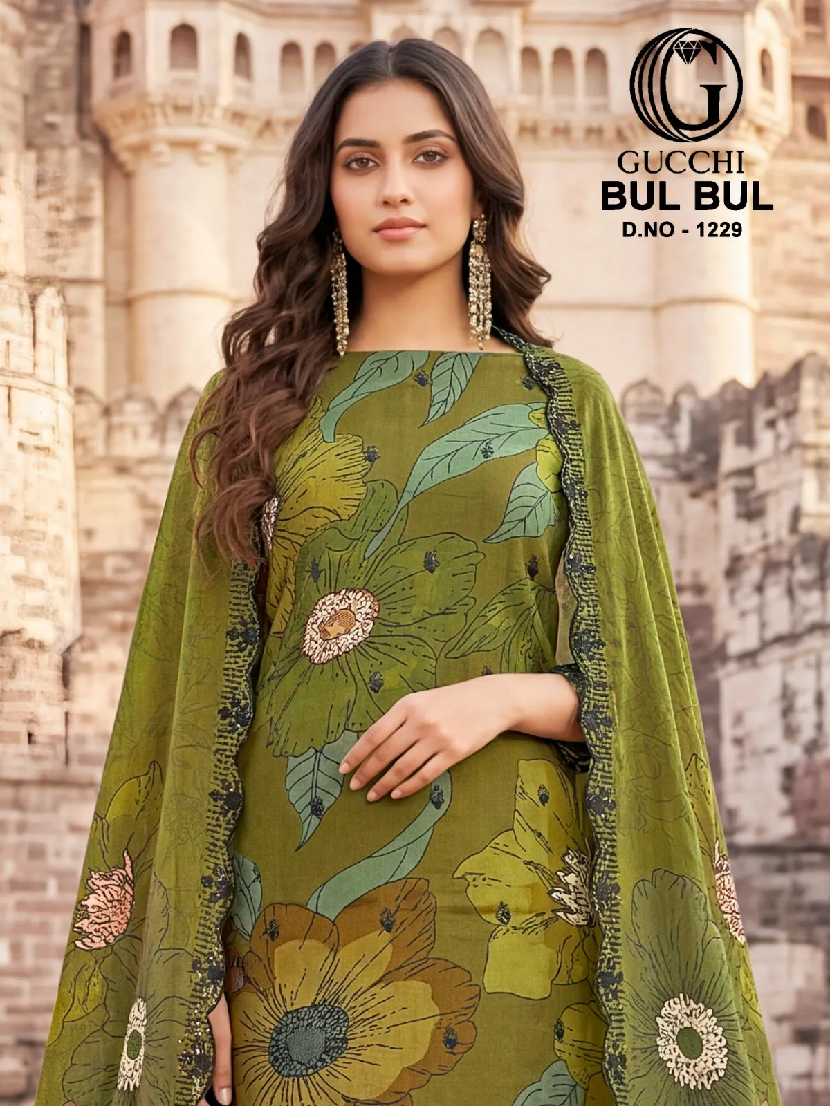 Gucchi Bul Bul 1229 catalog wholesale salwar kameez suppliers in surat - Sanvari Fashion