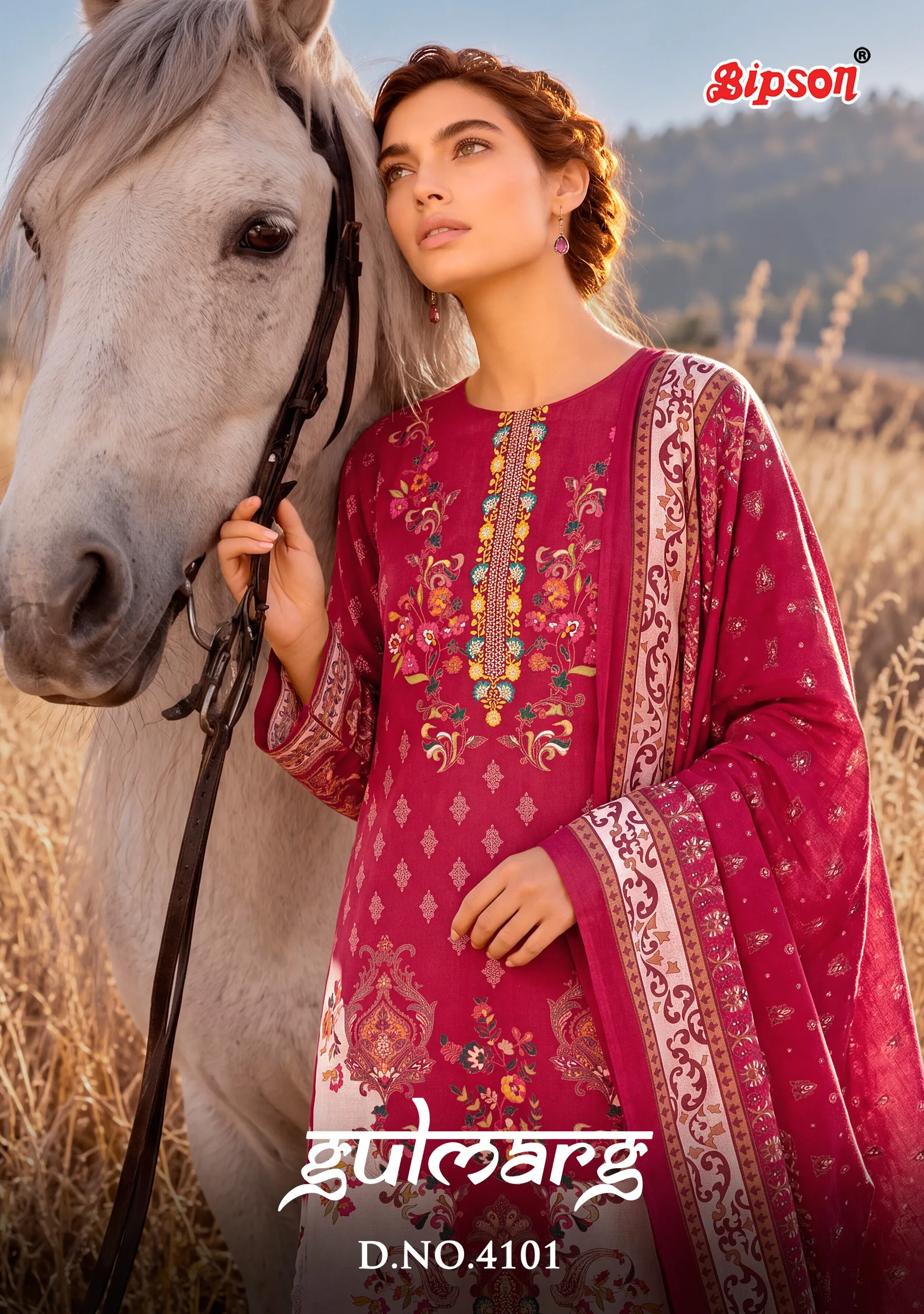 Gucchi Gulmarg 4101 catalog wholesalers of salwar kameez in park street - Sanvari Fashion