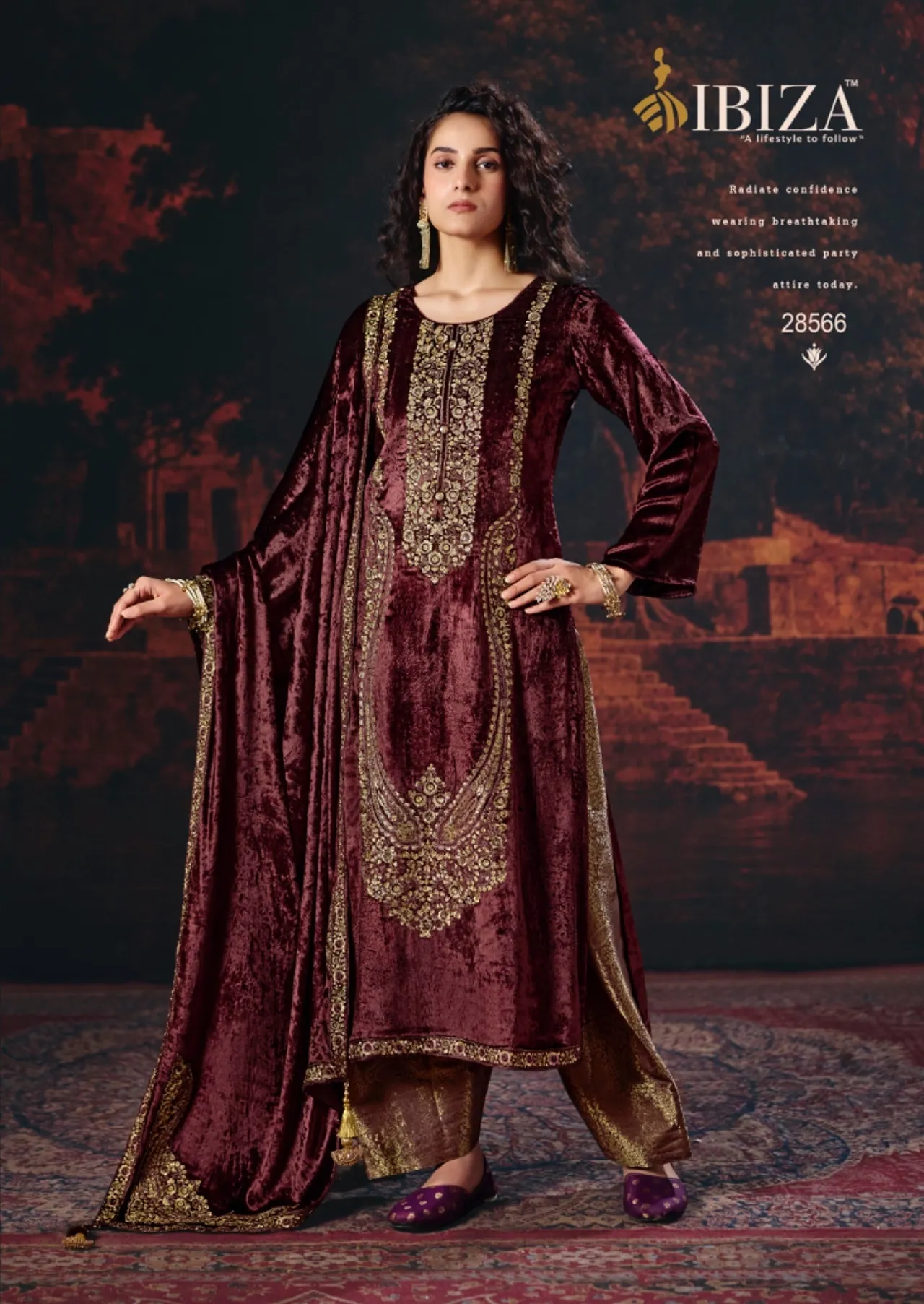 Ibiza Rang Mahal catalog wholesale salwar kameez in burrabazar - Sanvari Fashion