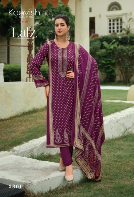 Kaavish Lafz catalog wholesale salwar kameez suits - Sanvari Fashion