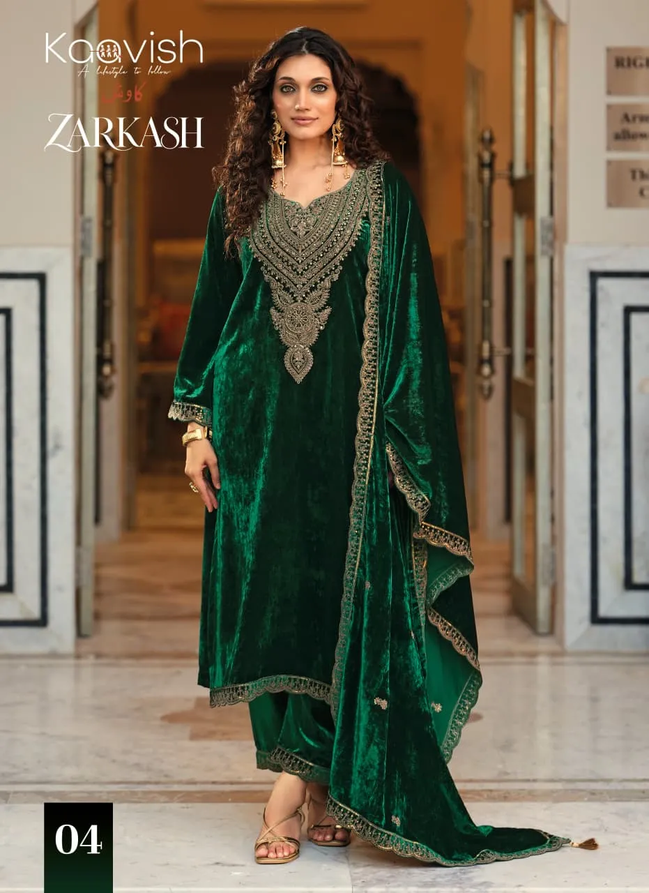 Kaavish Zarkash catalog salwar kameez wholesale online shopping - Sanvari Fashion