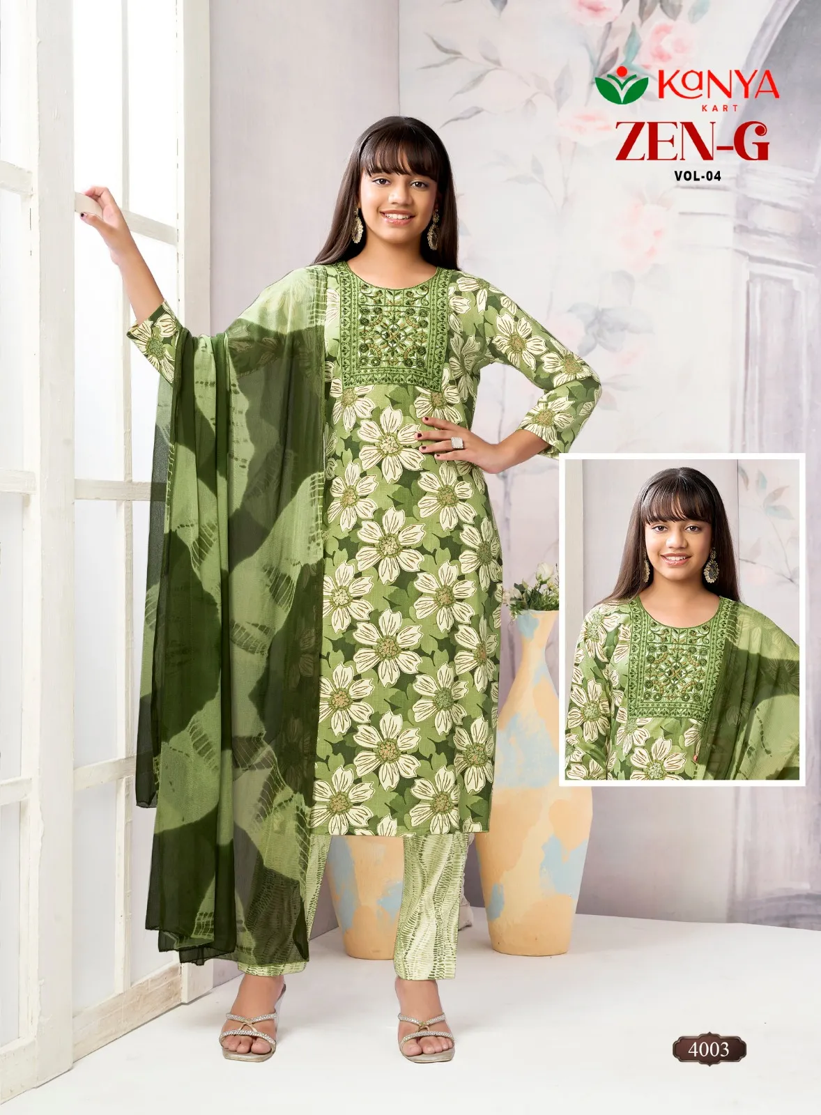 Kanya Zen G vol 4 catalog Kids clothing supplier for resellers - Sanvari Fashion