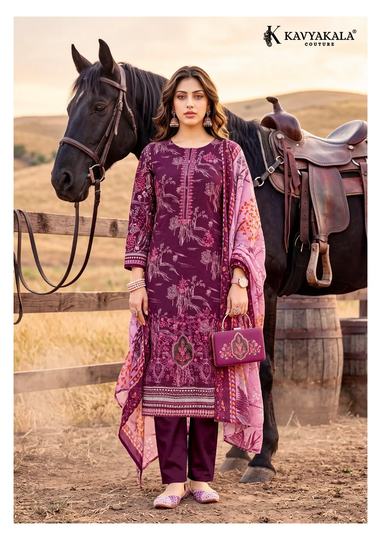 Kavya‎ Kala Aafreen vol 2 catalog wholesale market of dress material in rajkot - Sanvari Fashion