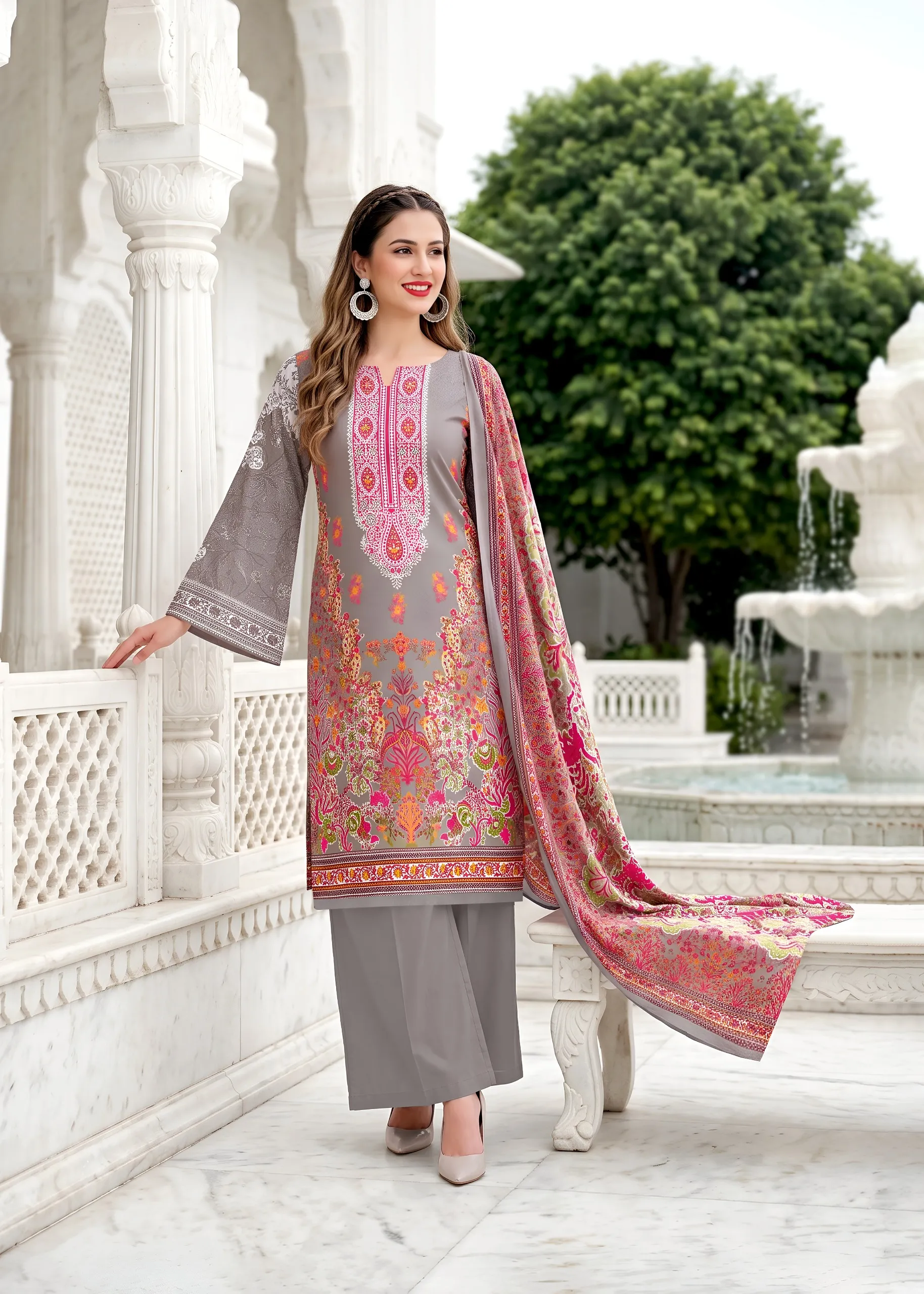 Kavyaâ€Ž Kala Nazakat catalog wholesale market dress material kolkata - Sanvari Fashion